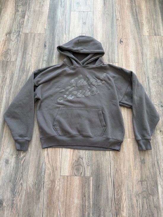 Saint Louis Other - St. Louis Puff Unisex Hooded Sweatshirt - Grey size M